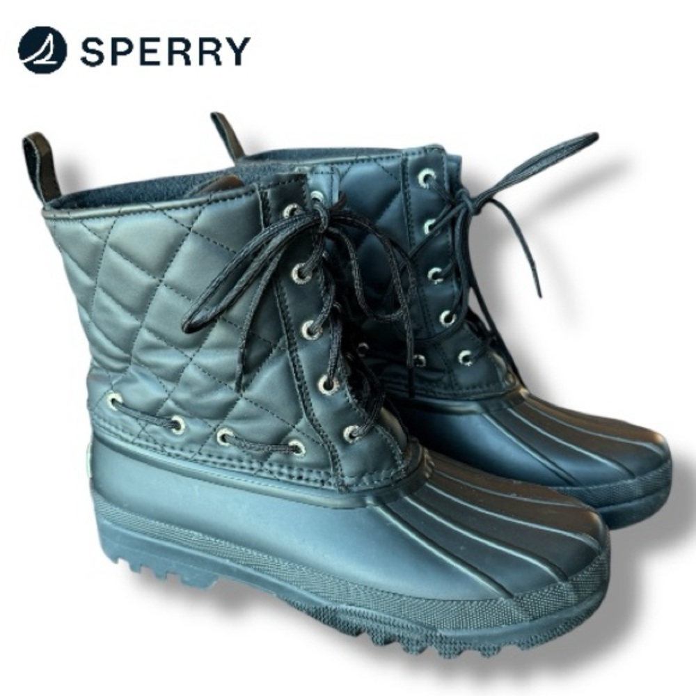 Sperry Top-Sider Ladies Gosling Quilted Insulated Duck Boots | Size 8